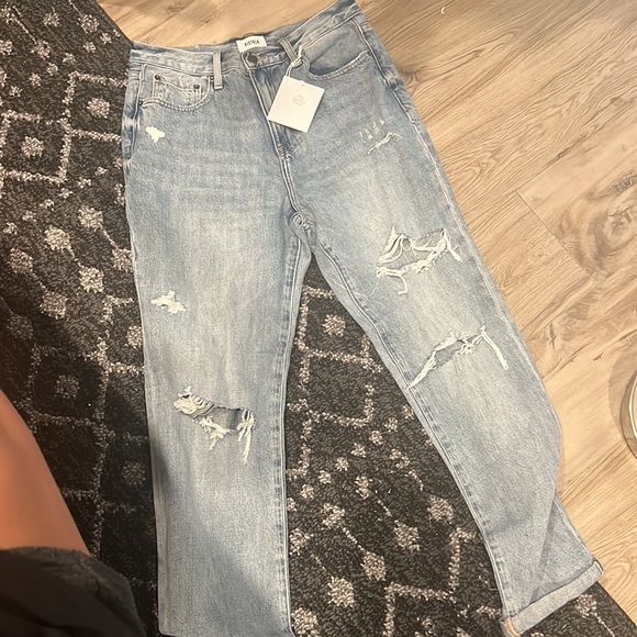 Pistola presley straight high rise jeans NWT $118 - Picture 5 of 5